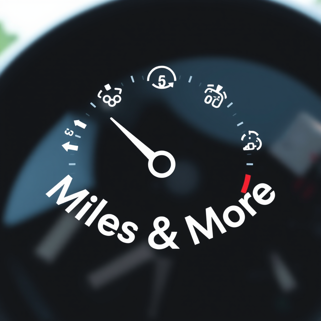 Miles And More logo featuring stylized measurement symbols and modern typography